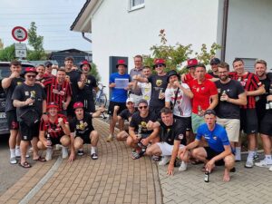 VfR-Mannschaft bei VauQuadrat