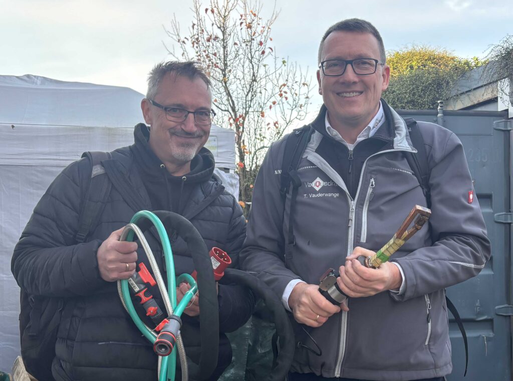 Dirk Rehfeld zu Besuch bei VauQuadrat