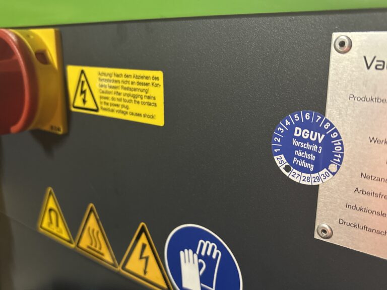 Siegel DGUV-Prüfung